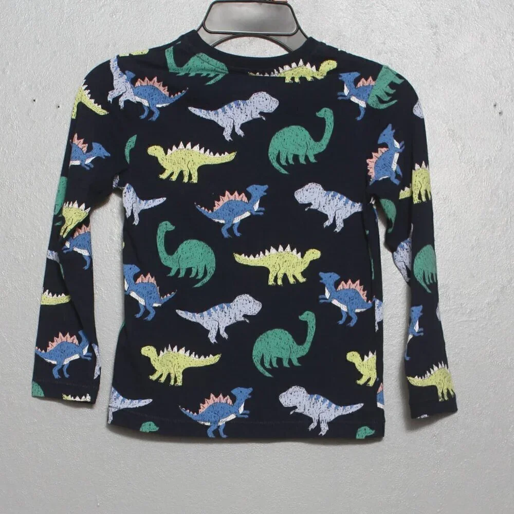 M&S dinosaur long sleeve pure cotton shirt
